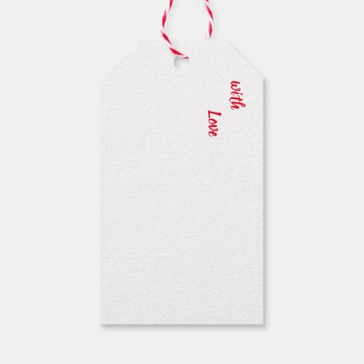 Cute kerstdog cadeaulabel (Achterkant)