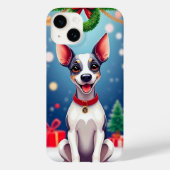 Cute kerstdog Case-Mate iPhone case (Achterkant)