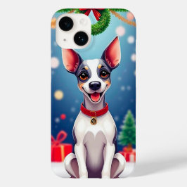 Cute kerstdog Case-Mate iPhone 14 hoesje