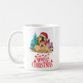 Cute kerstdog koffiemok