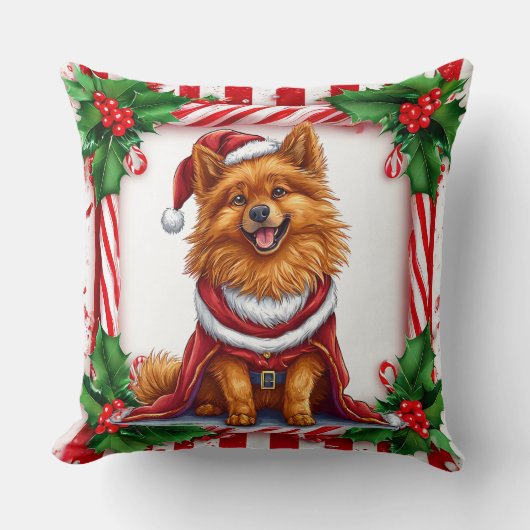 Cute kerstdog kussen (Voorkant)