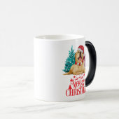 Cute kerstdog magische mok (Voorkant rechts)