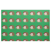 Cute kerstegel met een kersthat stof (Fat Quarter)
