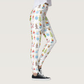 Cute Kerstelementen Pattern ID729 Leggings (Rechts)