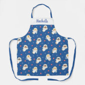 Cute Kerstfeestay Apron Schort (Voorkant)