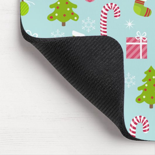 Cute Kerstfeestay Pattern Muismat (Hoek)