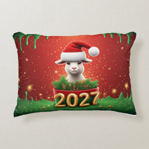 Cute Kerstgeit Cozy Kerstcadeau Idee Accent Kussen