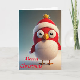 Cute Kerstgevel Feestdagen Kaart