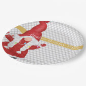 Cute KerstGirl Gnome Personalized Papieren Bordje (Gekanteld)