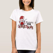 Cute Kerstgnome T-shirt (Voorkant)