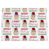 Cute Kersthamster Funny Animal Naam Groot Cadeauzakje (Voorkant)