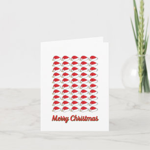Cute kersthoeden, Prettig kerstfeest Kaart