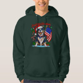 Cute Kersthond Hoodie (Voorkant)