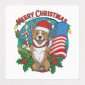 Cute Kersthond Labels (Design 1)