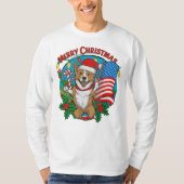 Cute Kersthond T-shirt (Voorkant)