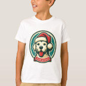 Cute Kersthond T-shirt (Voorkant)