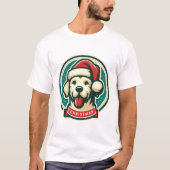 Cute Kersthond T-shirt (Voorkant)