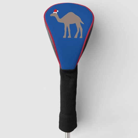 Cute kerstkamel golfheadcover (Voorkant)