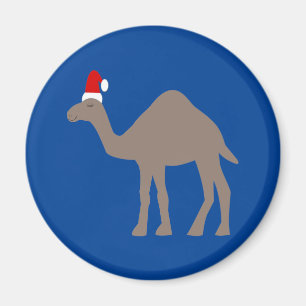 Cute kerstkamel magneet