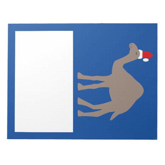 Cute kerstkamel notitieblok (Voorkant)