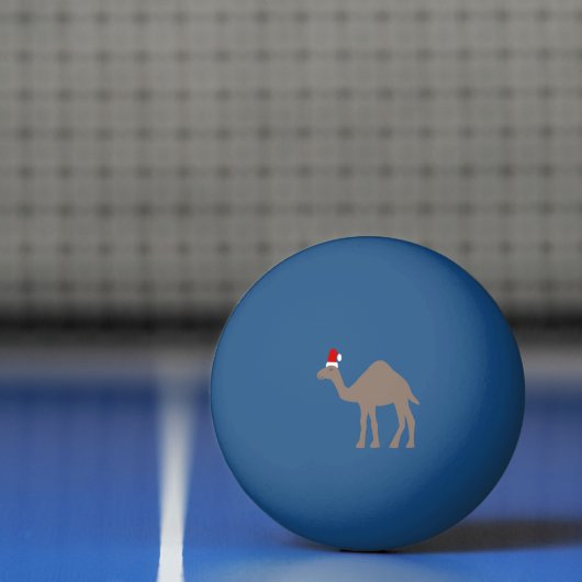 Cute kerstkamel pingpongbal (Net)