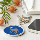 Cute kerstkamel sleutelhanger (Zijkant)