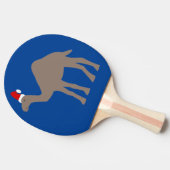 Cute kerstkamel tafeltennisbatje (Zijkant)