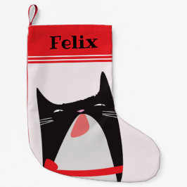 Cute kerstkat Cartoon - Speciaal Kleine Kerstsok