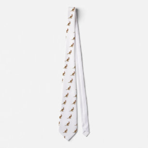 Cute Kerstkerst Kangaroos Stropdas