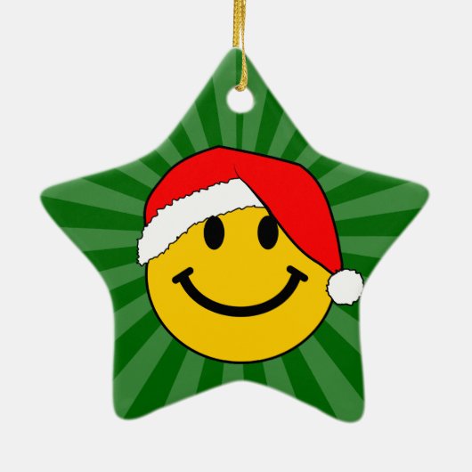 Cute Kerstkerstkerstkerstkerstkerstkerstkerstkerst Keramisch Ornament (Achterkant)