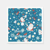 Cute Kerstkerstkerstkerstkerstkerstpatroonluiers Servetten (Voorkant)