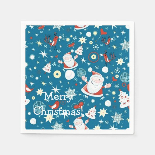 Cute Kerstkerstkerstkerstkerstkerstpatroonluiers Servetten (Voorkant)