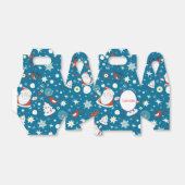 Cute Kerstkerstkerstkerstkerstpatroonkabel Bedankdoosjes (Uitgevouwen)