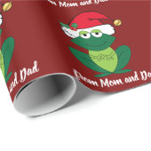 Cute Kerstkikker Cadeaupapier (Rol Hoek)