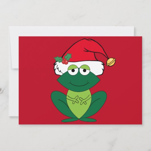 Cute Kerstkikker Feestdagenkaart (Voorkant)