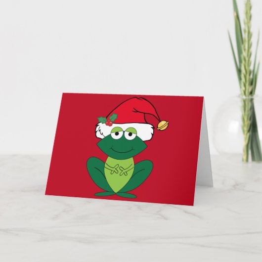 Cute Kerstkikker Kaart (Voorkant)