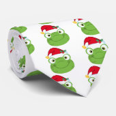 Cute Kerstkikker Stropdas (Opgerold)