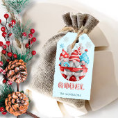 Cute Kerstknomes Gnoel Cadeaulabel