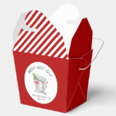 Cute Kerstkoekje voor de voordeur Bedankdoosjes (Geopend)