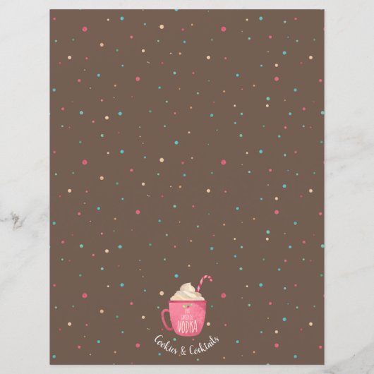 Cute kerstkoekjes Cocktail Party Flyer (Achterkant)