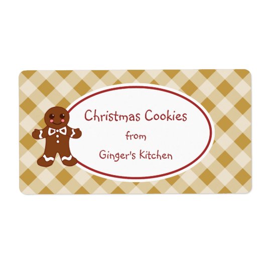Cute kerstkoekjes Koekjes Cookies Cadeft Label Lab (Voorkant)