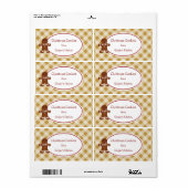 Cute kerstkoekjes Koekjes Cookies Cadeft Label Lab (Full Sheet)