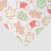 Cute Kerstkoekjespapier Tissuepapier (Detail)