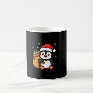 Cute Kerstman Pinguïn Kerst Mok