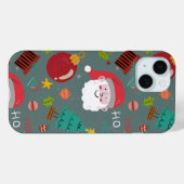 Cute Kerstman Vakantie Hoesje (Achterkant (horizontaal))