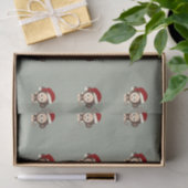 Cute Kerstmis-aap Tissuepapier (Geschenk)