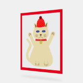 Cute Kerstmis Acryl Bord (Hoek)