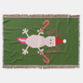 Cute Kerstmis Axolotl Deken (Voorkant)