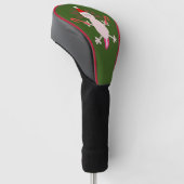 Cute Kerstmis Axolotl Golfheadcover (Schuin)