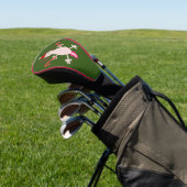 Cute Kerstmis Axolotl Golfheadcover (Insitu)